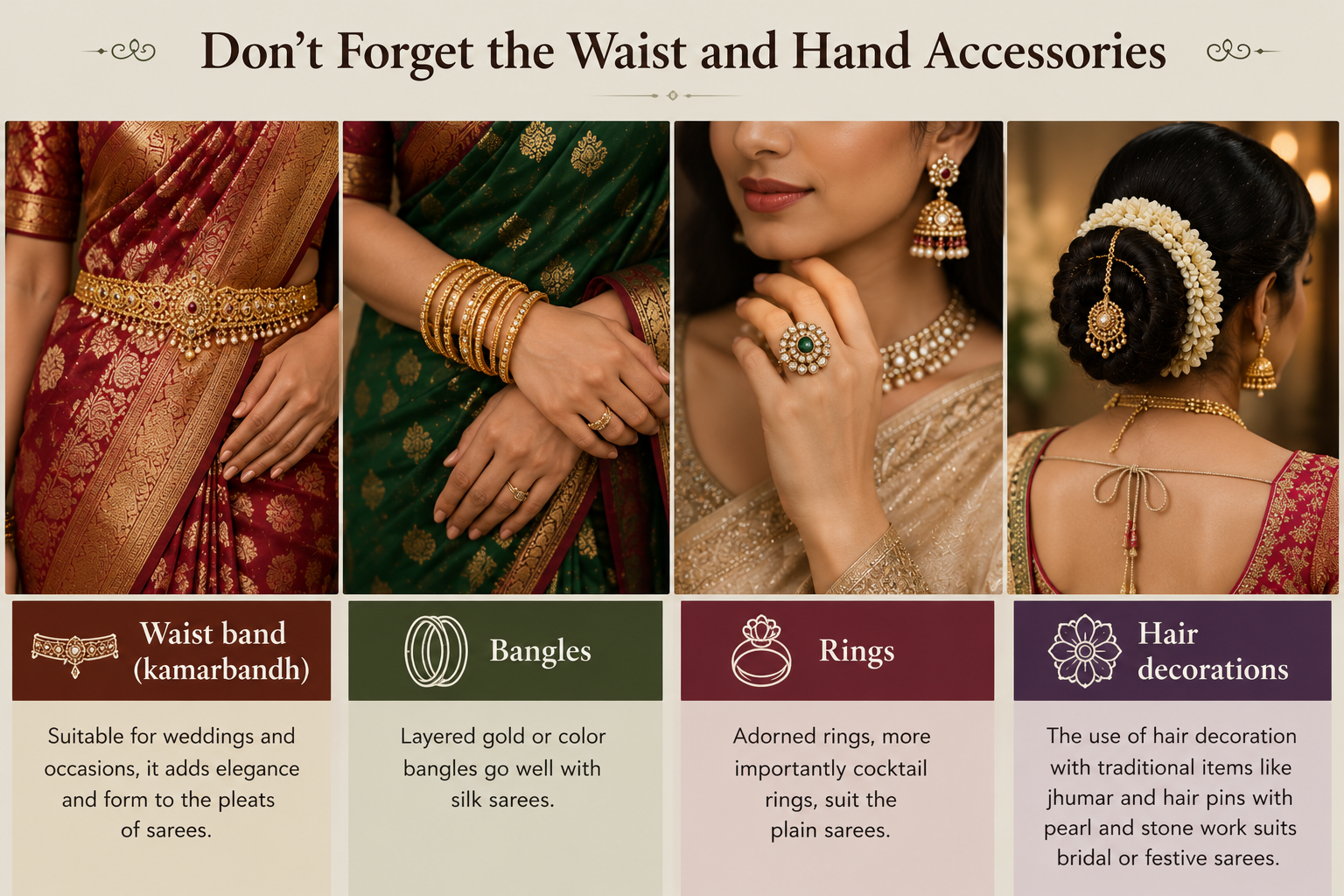 Don't Forget the Waist and Hand Accessories