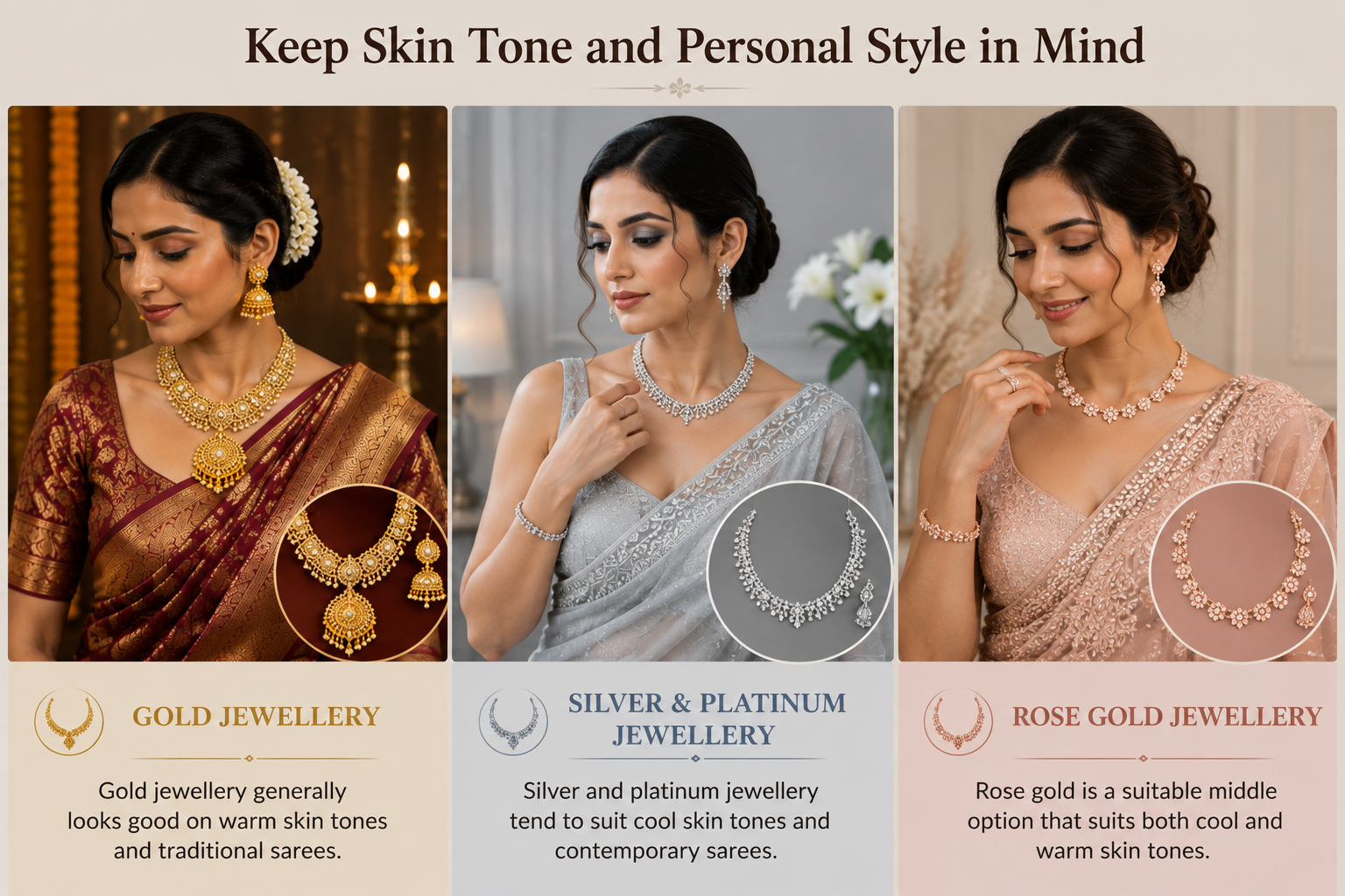 Keep Skin Tone and Personal Style in Mind