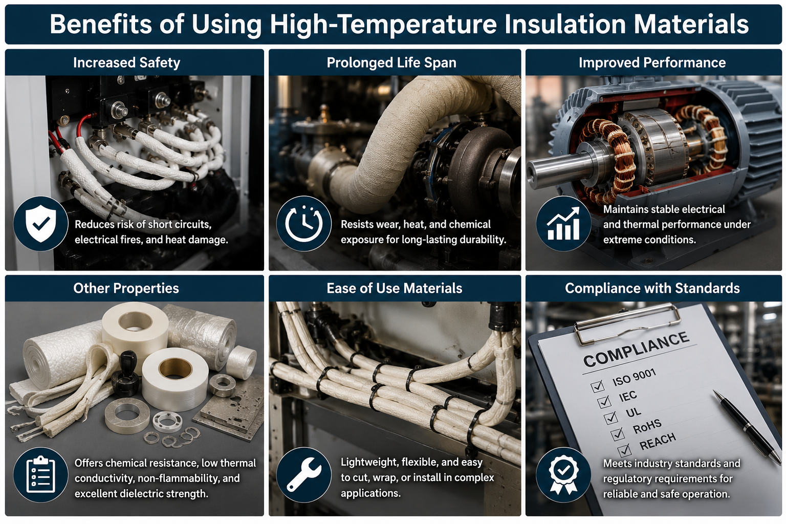 Benefits of Using High-Temperature Insulation Materials